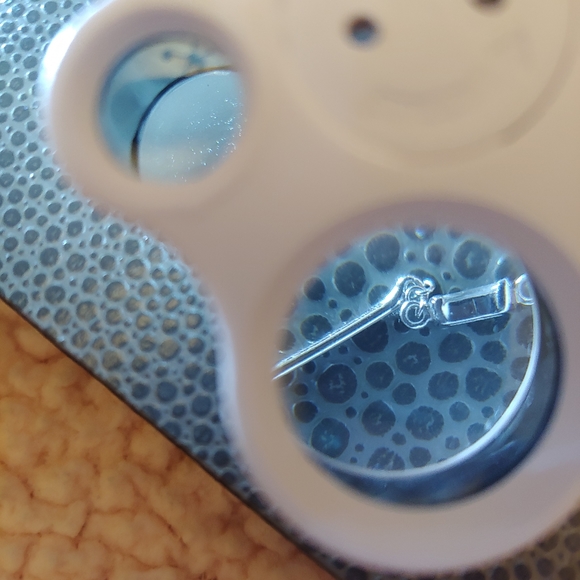 Maria Tash Diamond Baguette Chain Wrap Stud Earrings - Picture 3 of 5